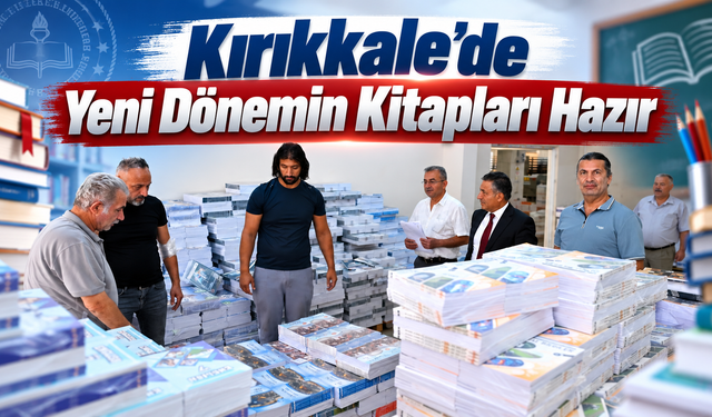 Kırıkkale’de Yeni Dönemin Kitapları Hazır