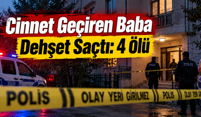 Eşi ve 2 Çocuğunu Öldürüp Yaşamına Son Verdi
