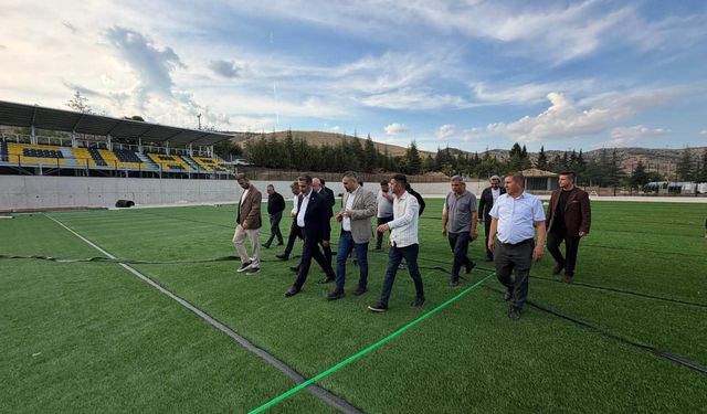 Hacılar’da Stadyum İçin Çalışmalar Hız Kesmeden Sürüyor