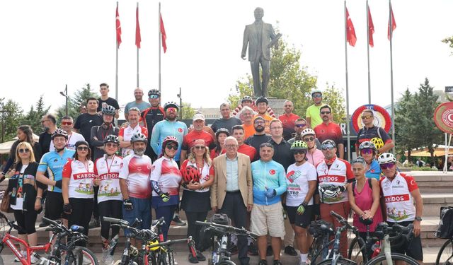 Kırıkkale’de Pedallar Dostluk İçin Çevrildi