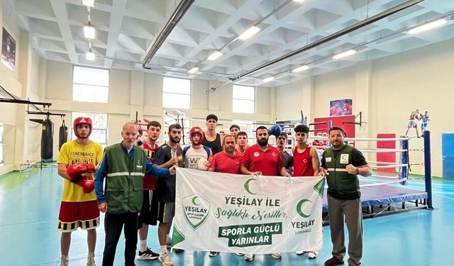 Yeşilay Milli Boksörlerle Kırıkkale’de Buluştu