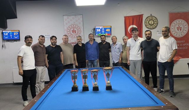 Kırıkkale’de Bilardo Şampiyonu Belli Oldu