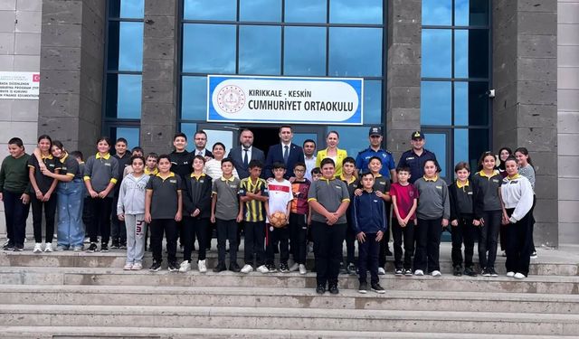 Kaymakam Kayatürk Keskin’de Öğrencilerle Buluştu