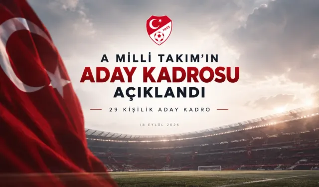 A Milli Takım’ın aday kadrosu açıklandı! 4 isim ilk kez davet edildi