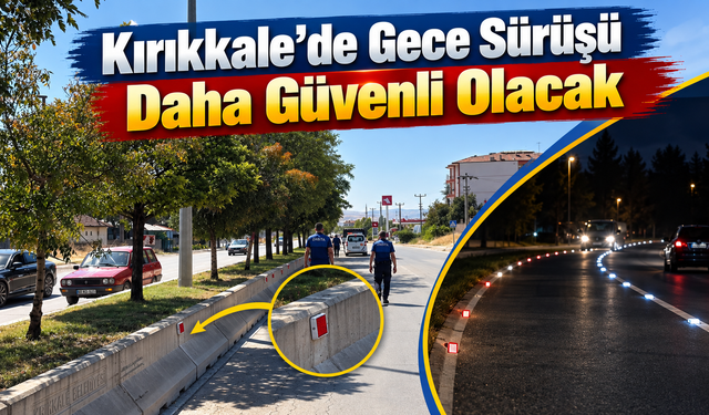 Kırıkkale’de Gece Sürüşü Daha Güvenli Olacak