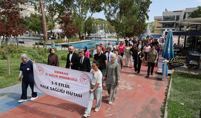 Sağlık Çalışanları Kırıkkale’de Farkındalık İçin Yürüdü