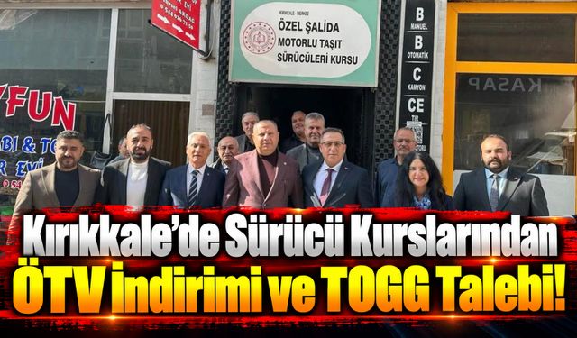 Öztürk Sürücü Kurslarının Sorunlarını Dinledi