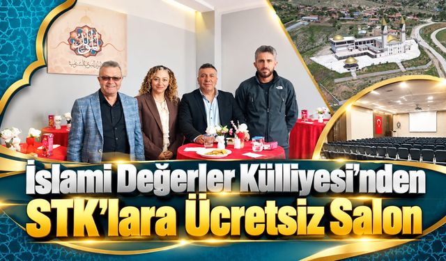 İslami Değerler Külliyesi'nden STK'lara Ücretsiz Salon