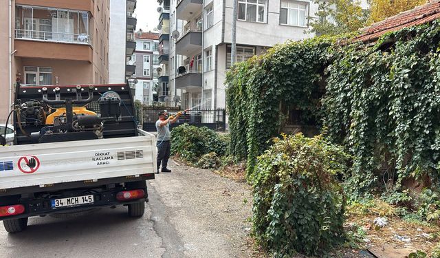 Kırıkkale’de Sonbaharda da İlaçlama Mesaisi Sürüyor