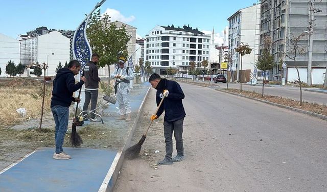 Kırıkkale Yahşihan’da Temizlik Ekipleri Sahada
