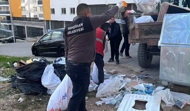 Yahşihan’da Podium Bölgesinde Temizlik Seferberliği
