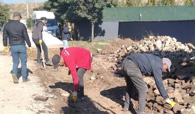 Yahşihan’da Aile Parkı Yoluna Belediye Dokunuşu