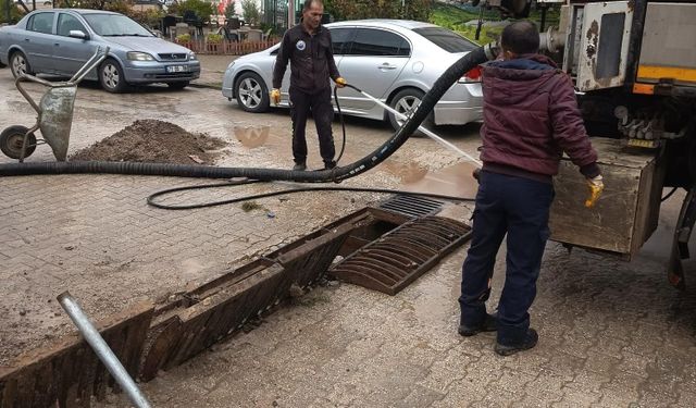 Yahşihan Belediyesi Yağışlara Karşı Teyakkuzda