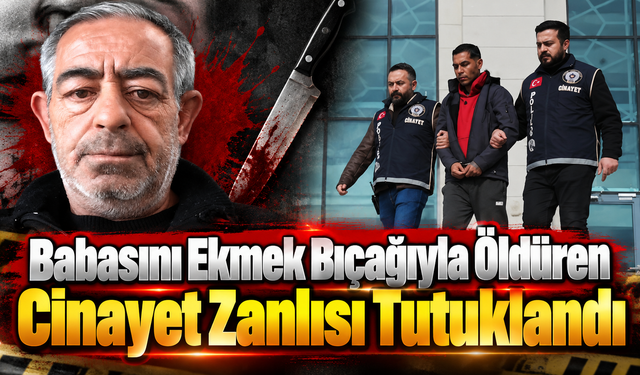 Babasını Ekmek Bıçağıyla Katleden Zanlı Tutuklandı