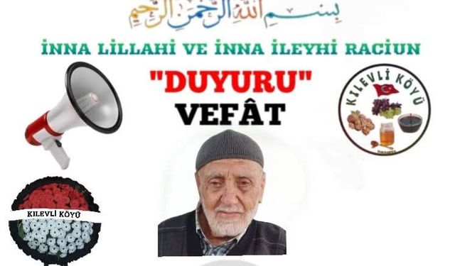 Şerafettin Çiçek vefat etti .