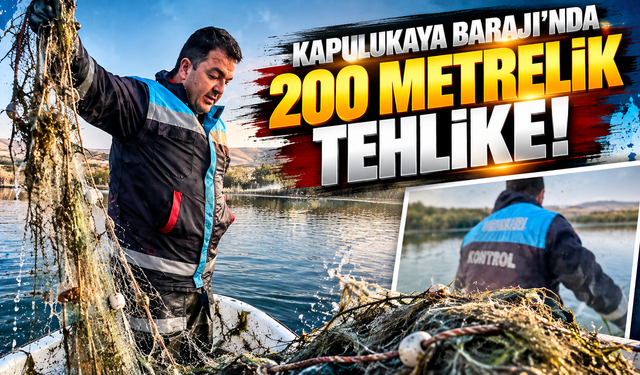 Kapulukaya Barajı’nda 200 Metrelik Tehlike!