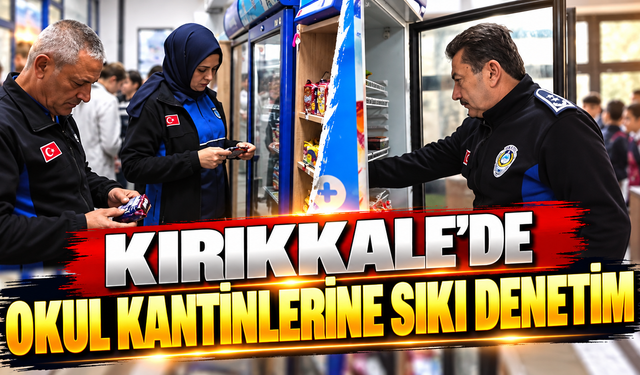 Kırıkkale’de Okul Kantinlerine Sıkı Denetim