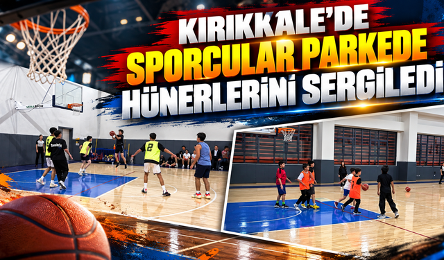Kırıkkale’de Sporcular Parkede Hünerlerini Sergiledi