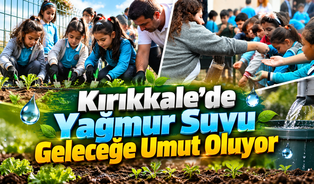 Kırıkkale’de Yağmur Suyu Geleceğe Umut Oluyor