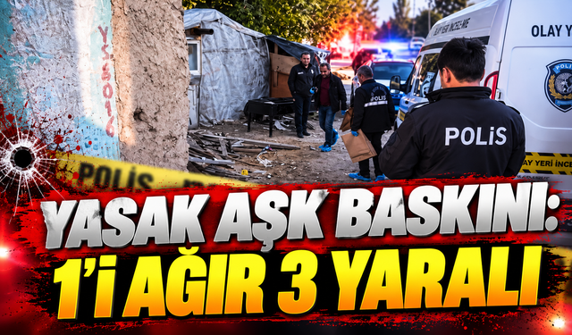 Yasak Aşk Baskını: 1'i Ağır 3 Yaralı