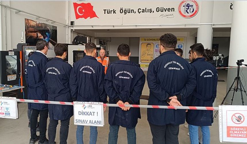 Kırıkkale’de CNC Sınavına 14 Aday Katıldı