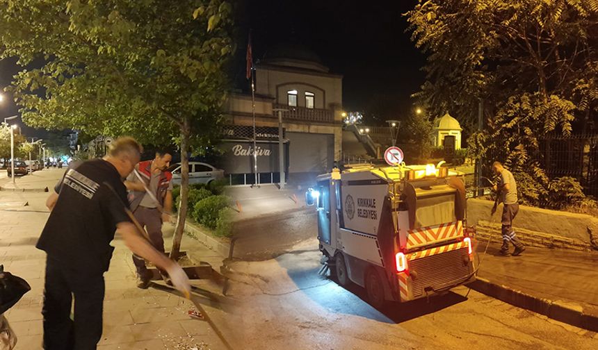 Kırıkkale'de Temizlik Çalışmalarını Aralıksız Sürüyor