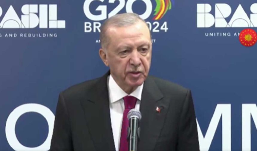 Cumhurbaşkanı Erdoğan G20 Sonrası Birleşmiş Milletler’e Yüklendi