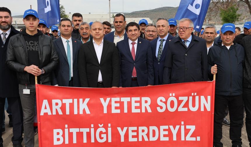 Kırıkkale’de Tüpraş İşçilerine Ortak Destek: “Emekçinin Yanındayız”