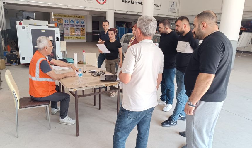 Kırıkkale TSO’da 37. Mesleki Yeterlilik Sınavı Gerçekleştirildi