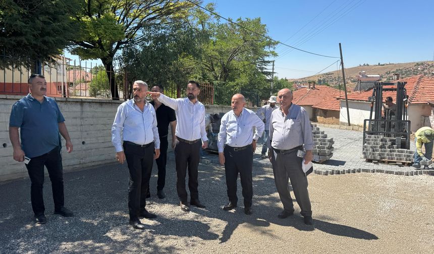 Keskin Gündoğdu Mahallesi’nde Kilit Parke Çalışmaları Sürüyor