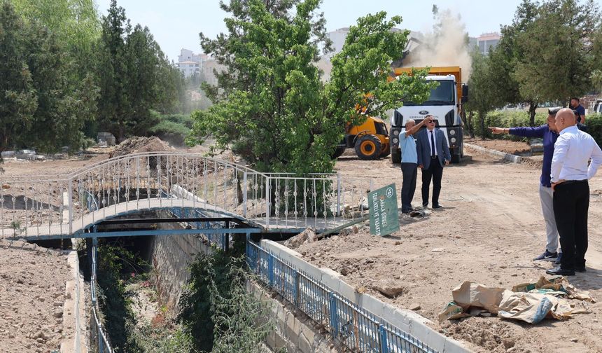 Sanayi Mahallesi’nde Yeni Park Alanı Çalışmaları Sürüyor