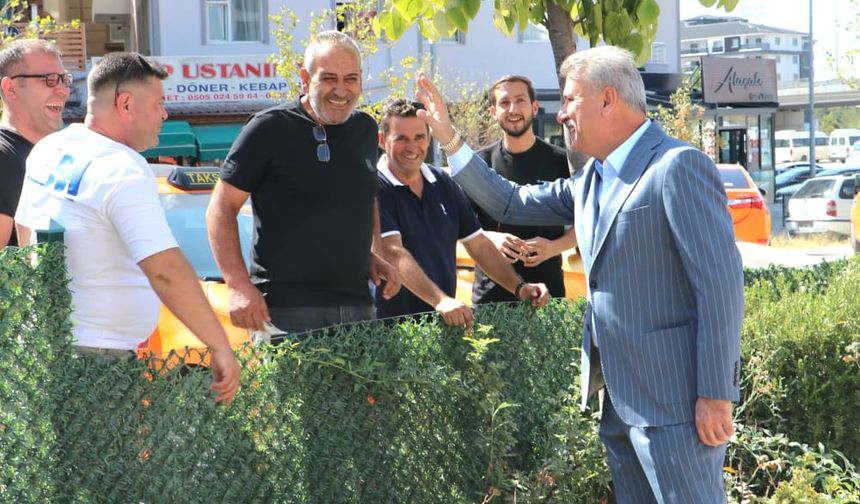 Başkan Sungur çalışmaları yerinde inceledi