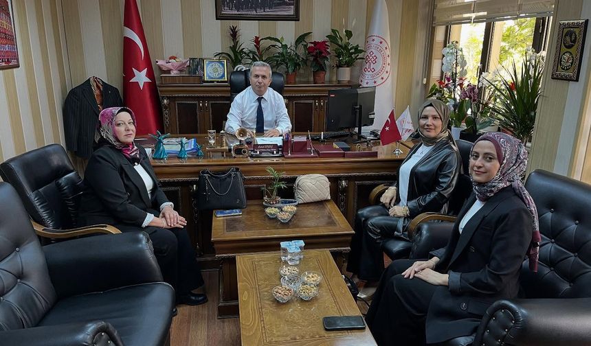 Kadın ve Aile Derneği’nden Müdür Ergeç’e Ziyaret