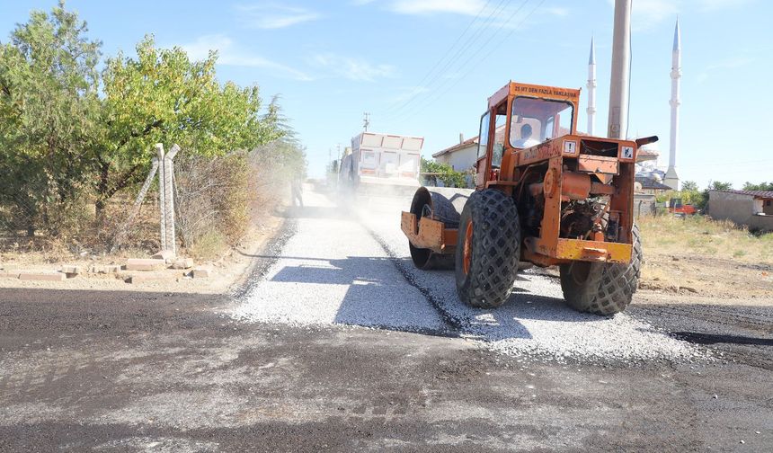 Yahşihan’ın Yolları Modernize Ediliyor