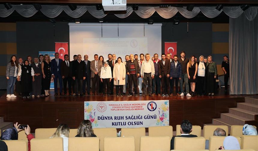 Kırıkkale’de Ruh Sağlığı Gününde Sanatla Şifa Buluşması