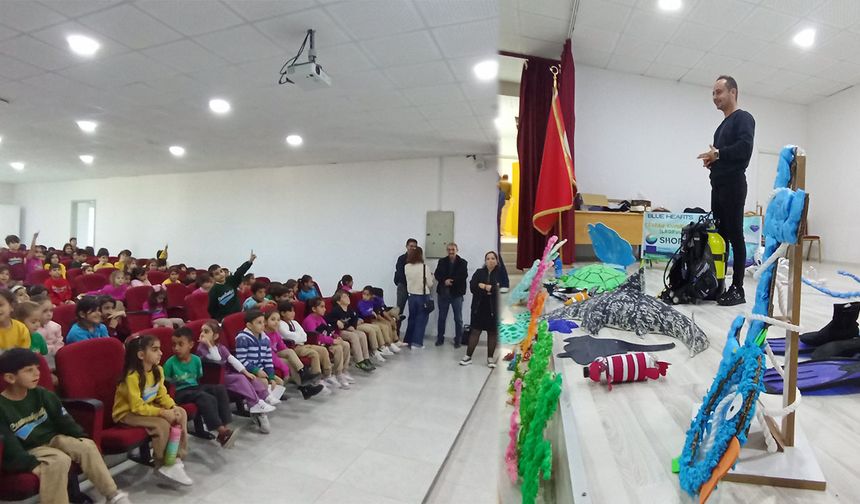 Öğrenciler Balık Adam ile Su Altı Dünyasını Keşfetti