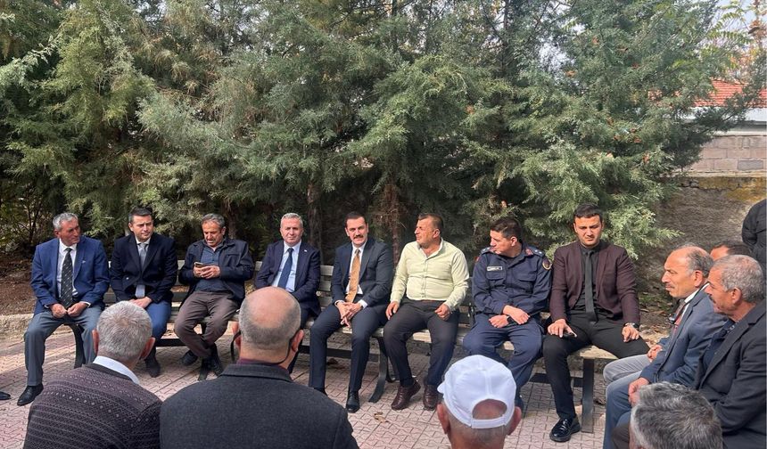 Kaymakam Mert, Akkoşan’da Sorunları Dinledi