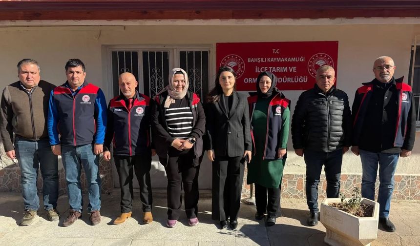 Kaymakam Bozkır Kurum Çalışmalarını İnceledi