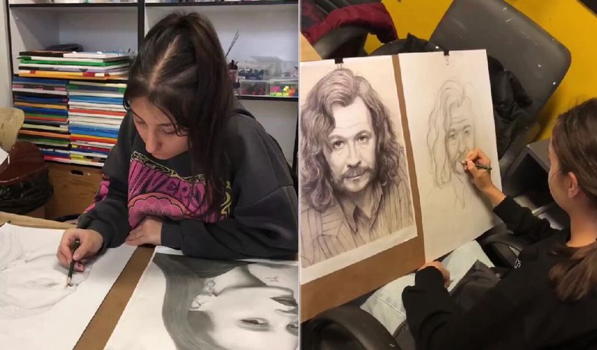 Bilim Merkezi’nde Kara Kalem Çalışmaları Sürüyor