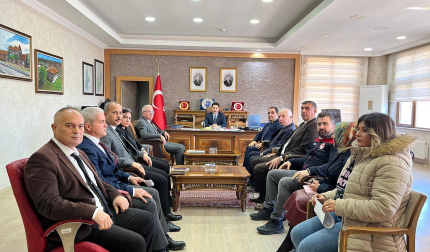 Delice’de Kurum Amirleri Toplantısı Yapıldı