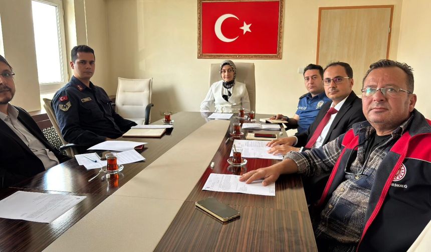 Çelebi’de Kurban Bayramı Tedbirleri Masaya Yatırıldı