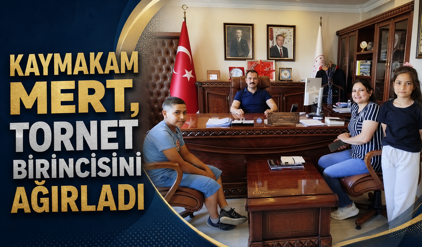 Karakeçili'de Şampiyon Öğrenciye Moral Ziyareti