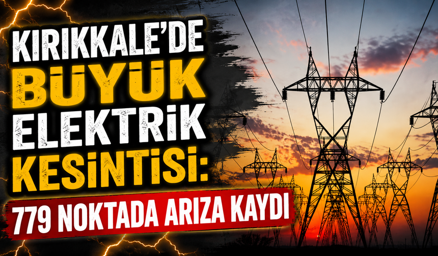Kırıkkale'de Büyük Elektrik Kesintisi