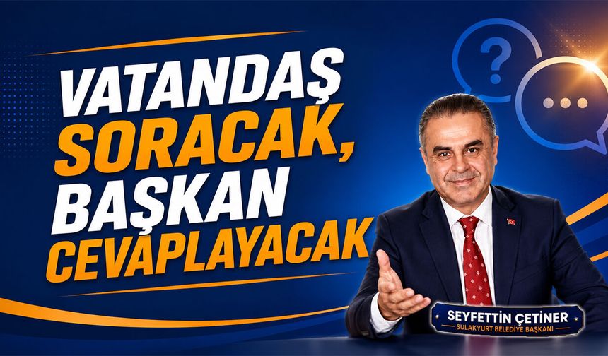 Sulakyurt’ta Başkan Halkla Buluşuyor