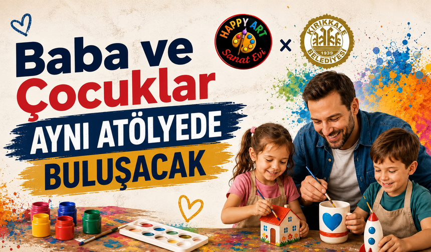 Baba ve Çocuklar Aynı Atölyede Buluşacak