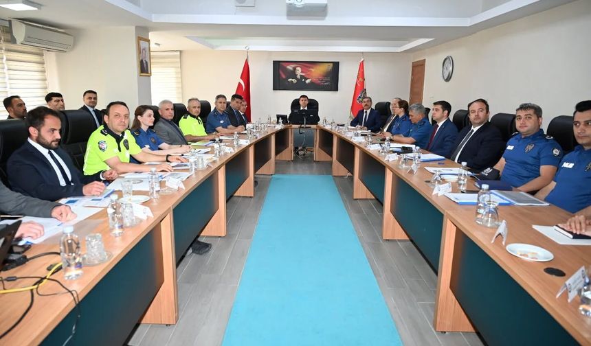 Kırıkkale’de Güvenlik Masaya Yatırıldı