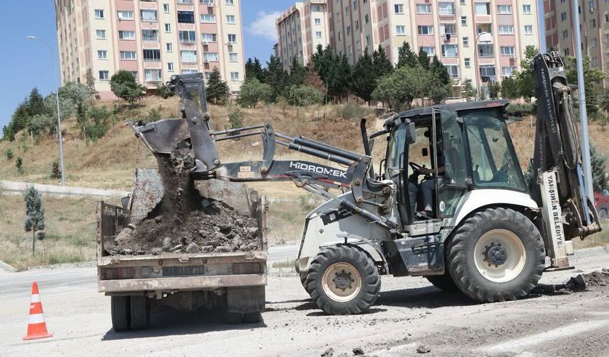 Yahşihan’da Hoca Ahmet Yesevi Caddesi Yenileniyor