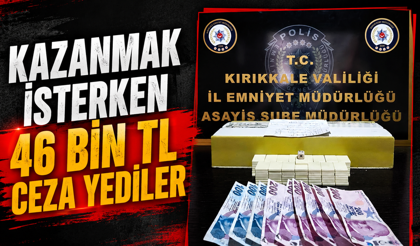 Kırıkkale'de Kahvehanedeki Oyun Ceza ile Bitti