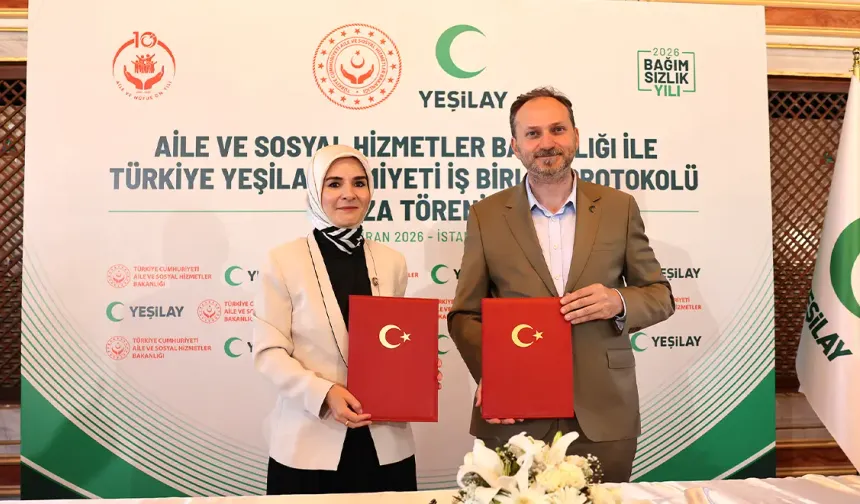 Aile ve Sosyal Hizmetler Bakanlığı ile Yeşilay’dan iş birliği