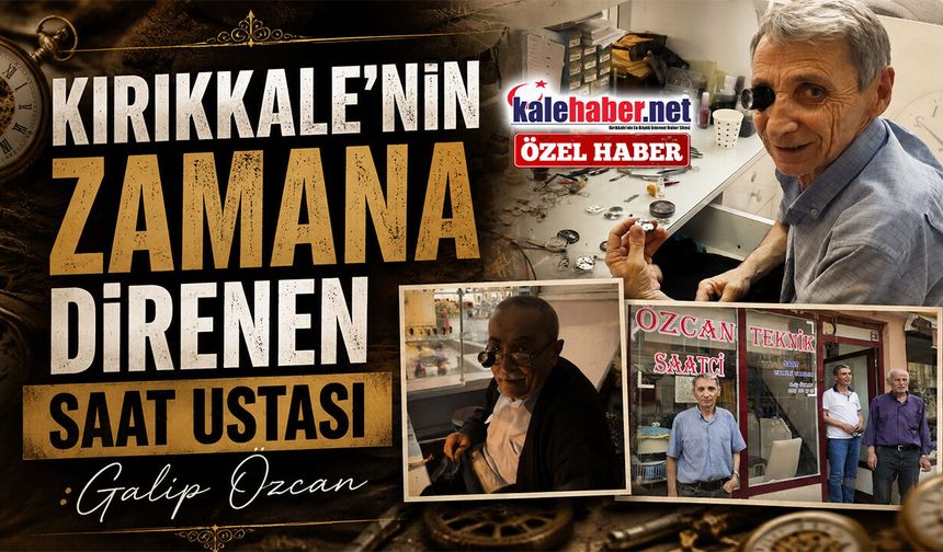 Kırıkkale'nin Zamana Direnen Saat Ustası : Galip Özcan